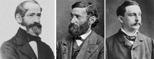 Карл Цейс, Эрнст Аббе и Отто Шотт, создатели «Гугла» девятнадцатого века.